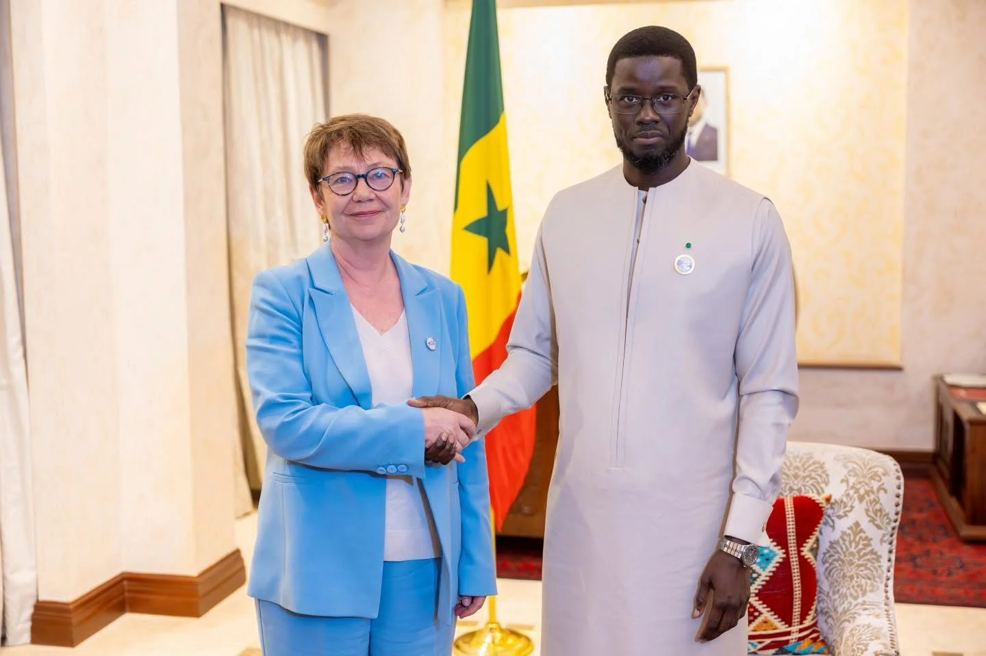Réunion entre Bassirou Diomaye Faye et la BERD pour renforcer les investissements au Sénégal