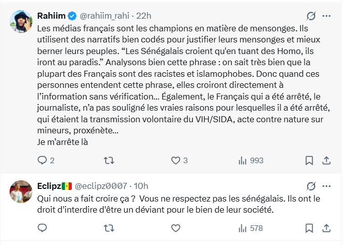 Débat public sur les droits LGBTQ+ au Sénégal