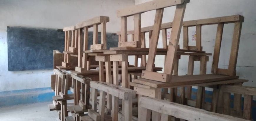 Salle de classe au Tchad