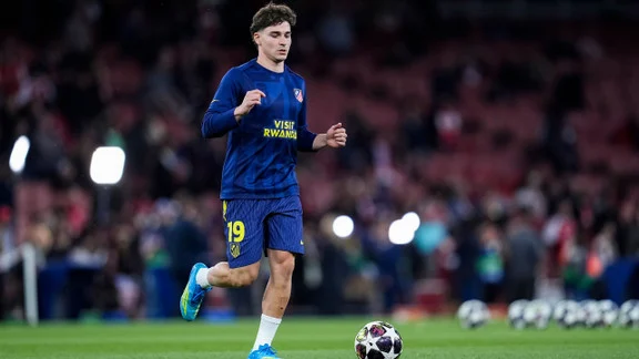 Julian Alvarez en action avec l'Atlético de Madrid