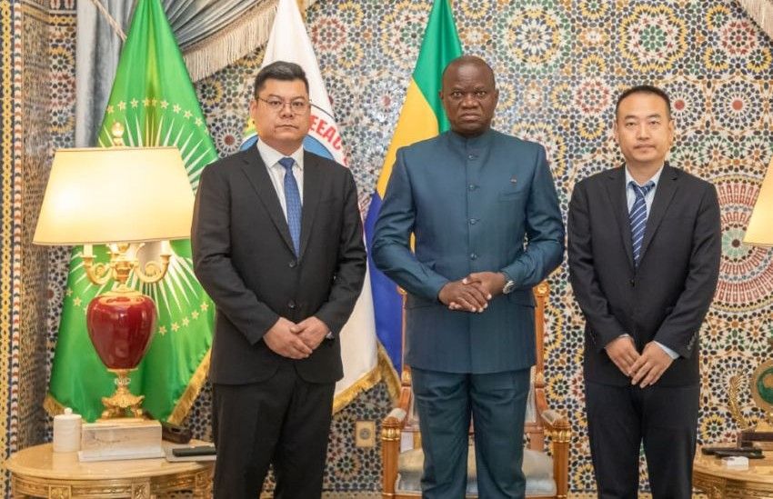 Rencontre entre le président gabonais et la délégation de COVEC