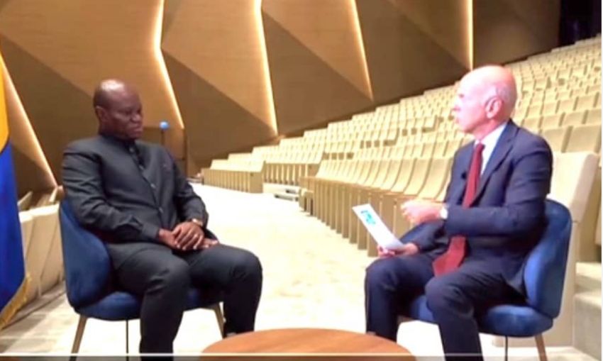 Oligui Nguema et Marc Perelman à la cité de la démocratie