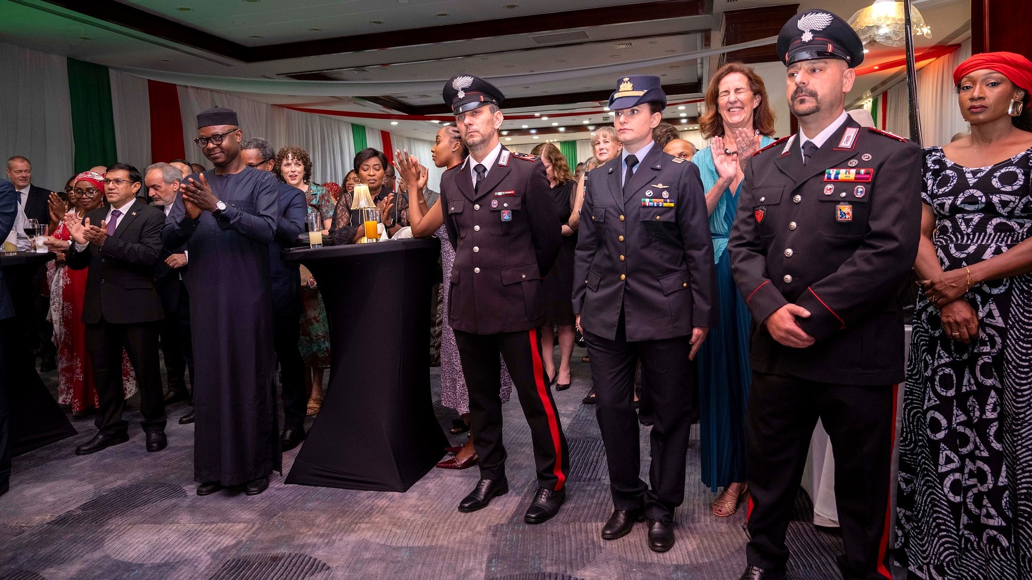 Cérémonie de célébration des 80 ans de la République italienne à Ouagadougou