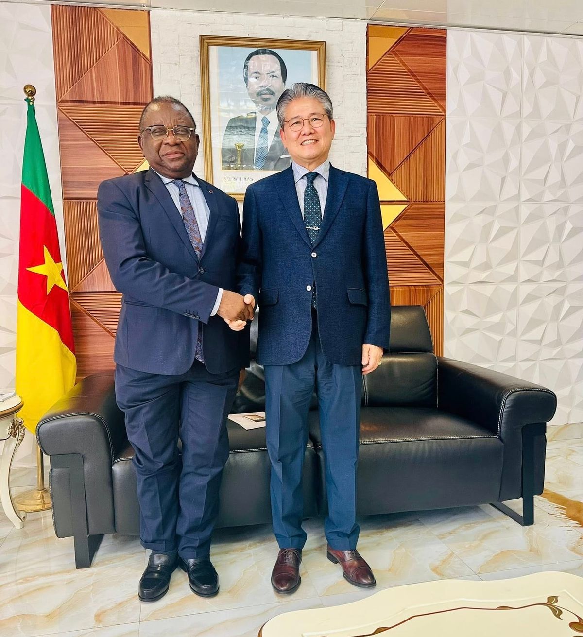 Dr Hae-Jung Jung, industriel coréen en visite au Cameroun