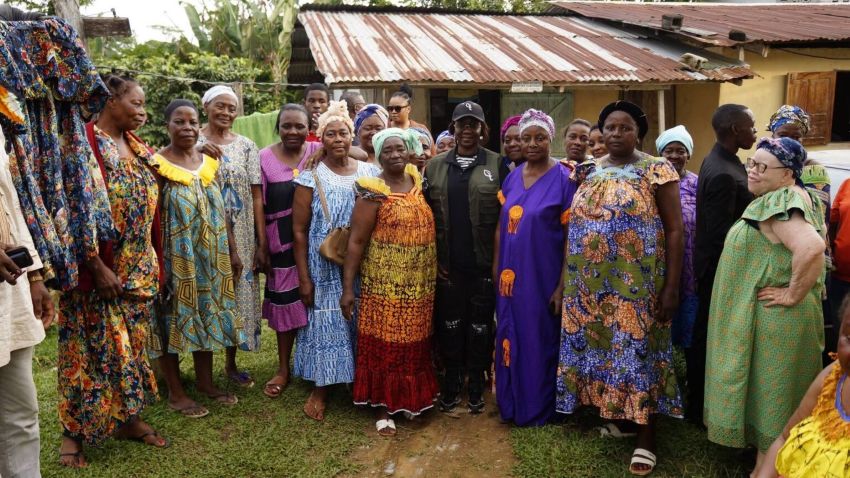 Ministre du Tourisme durable et de l’Artisanat du Gabon visitant le Woleu-Ntem