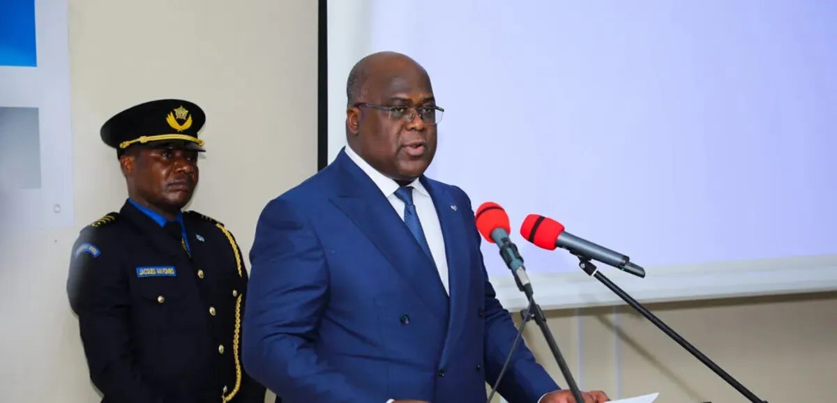 Félix Tshisekedi en mission sur le front de l'épidémie d'Ebola en Ituri
