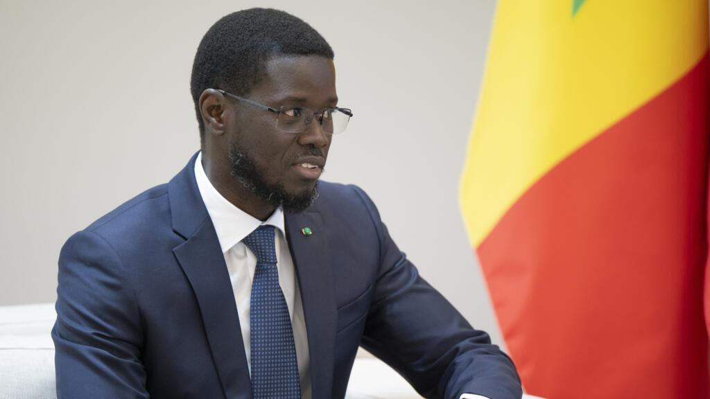 Le président du Sénégal, Bassirou Diomaye Faye, lors d'un discours officiel.