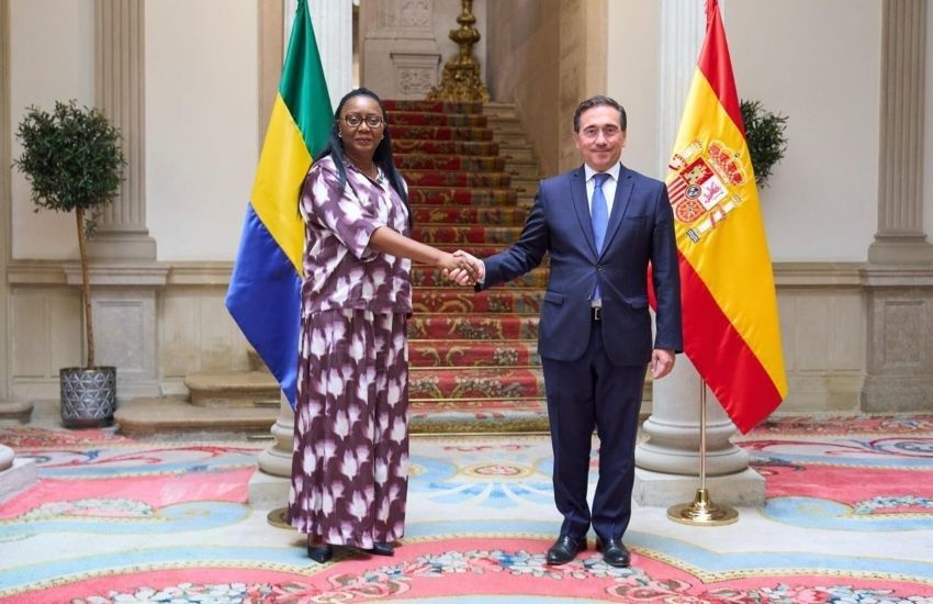 Rencontre officielle entre la ministre gabonaise des Affaires étrangères et son homologue espagnol