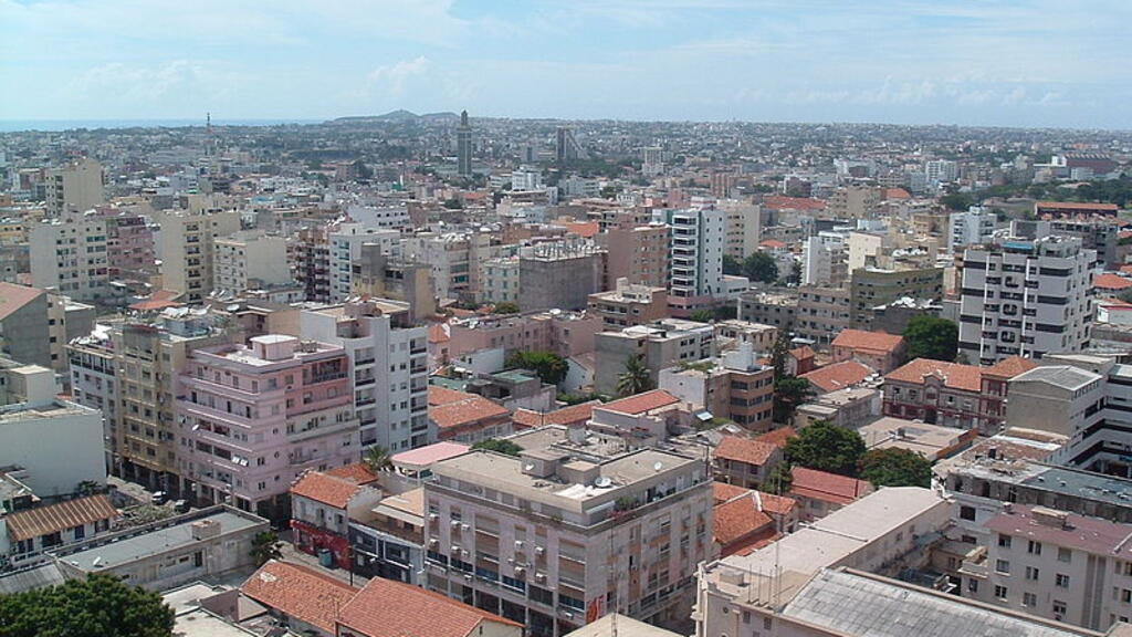 Panorama urbain du quartier du Plateau à Dakar, cœur économique du Sénégal