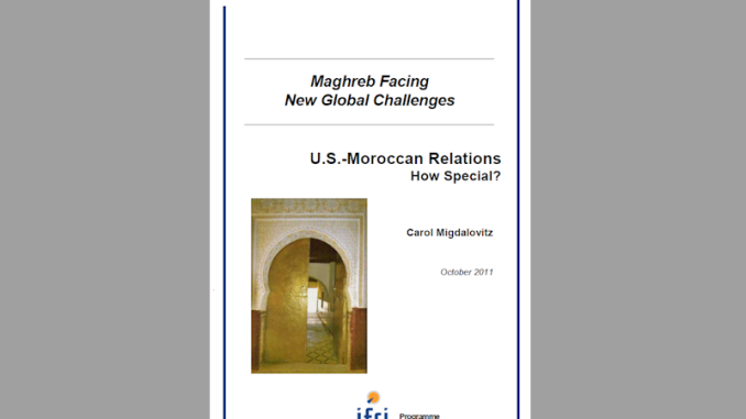 drapeaux des États-Unis et du Maroc côte à côte