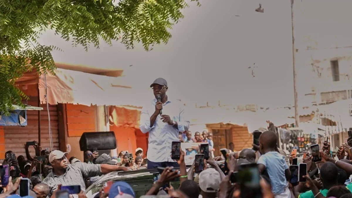 Ousmane Sonko en meeting à Bargny pour Pastef