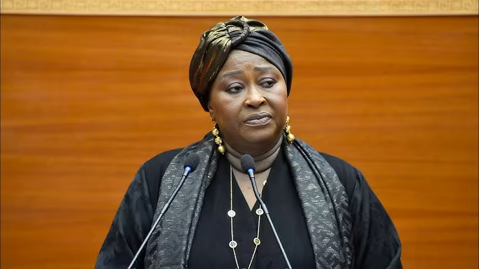 Maïmouna Dièye et Ousmane Sonko à Khombole Maïmouna Dièye et Ousmane Sonko à Khombole