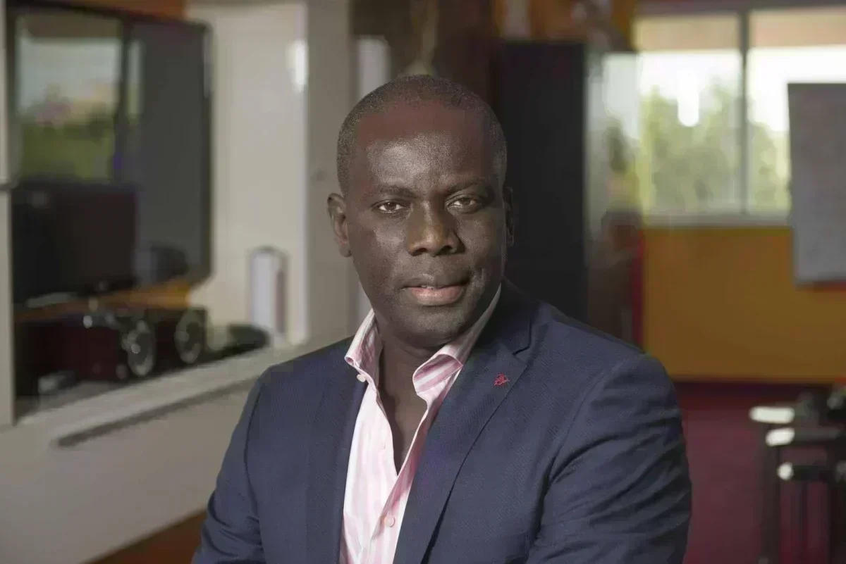 Malick Gackou, leader de Pastef, appelle à l'unité face à Kiiraay Sénégal. Dakar. 10/2016. Malik Gakou, Président du Grand Parti chez lui.