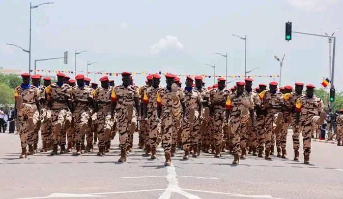 Défilé militaire à N'Djamena lors du 11 août, jour de l'indépendance du Tchad
