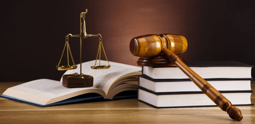Illustration judiciaire symbolisant la justice et la loi