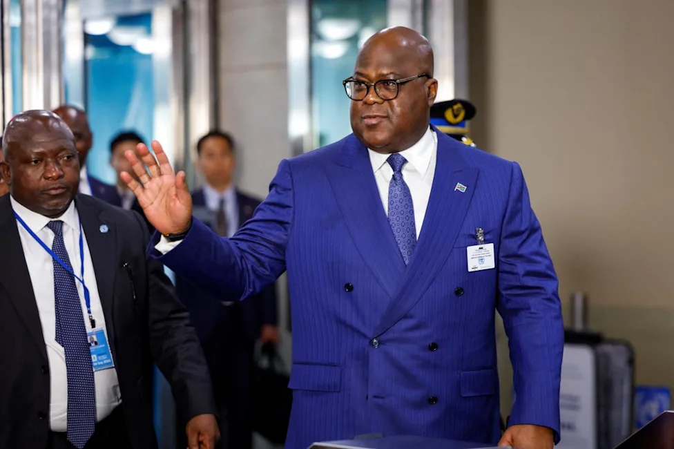 Portrait officiel du président Félix Tshisekedi de la RDC