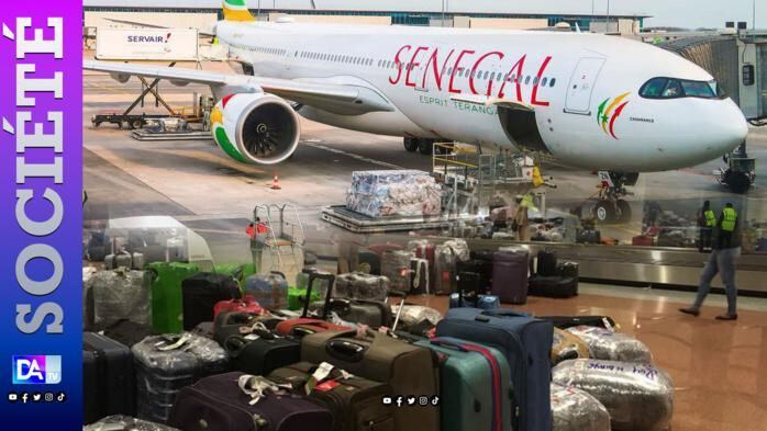 Avion d'Air Sénégal en vol