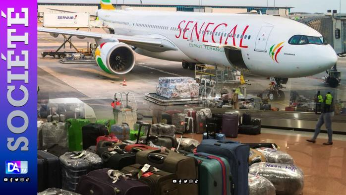 Avion d'Air Sénégal en vol